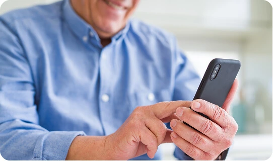 Person on phone with a licensed insurance agent
