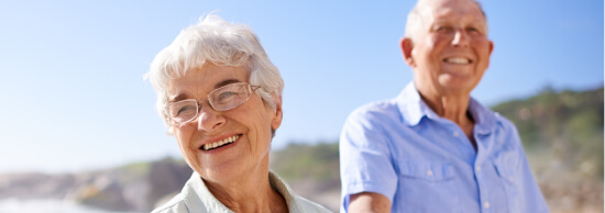 Happy, healthy senior couple